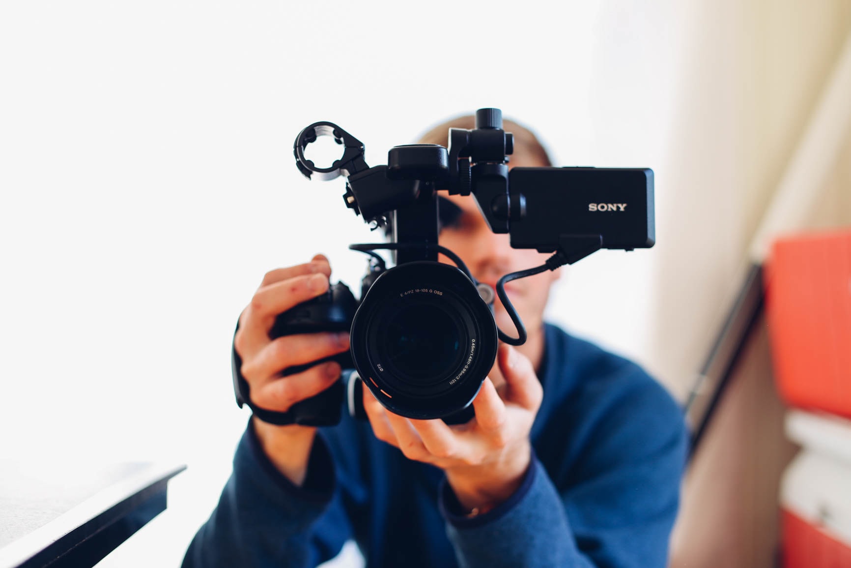 Taking video for social media