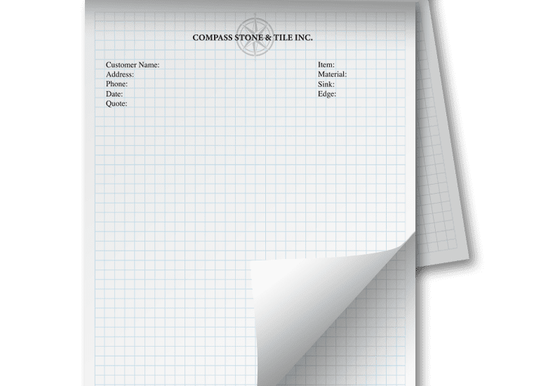 Compass Stone Notepad