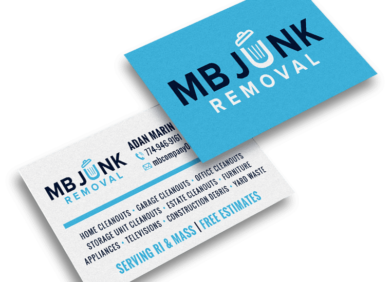 MB Junk Removal Custom Business Cards