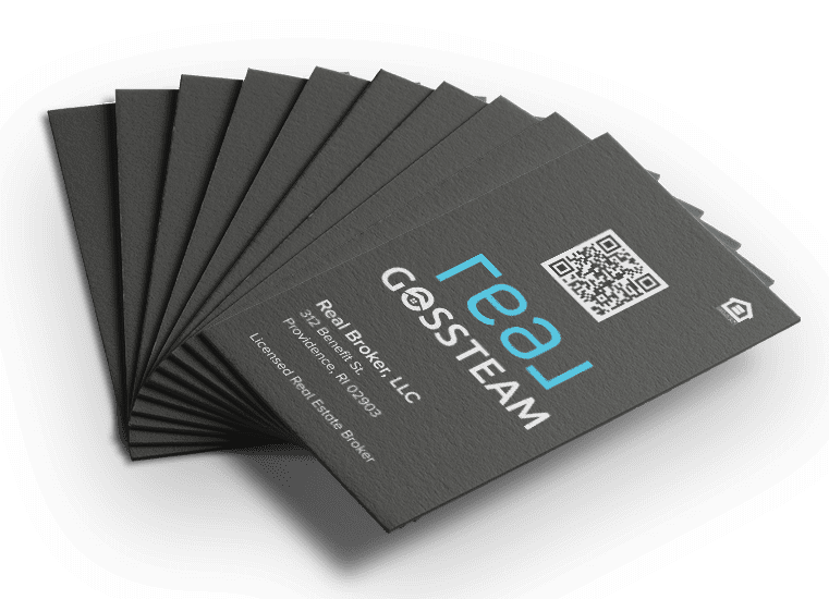 Real Goss Team Custom Business Cards