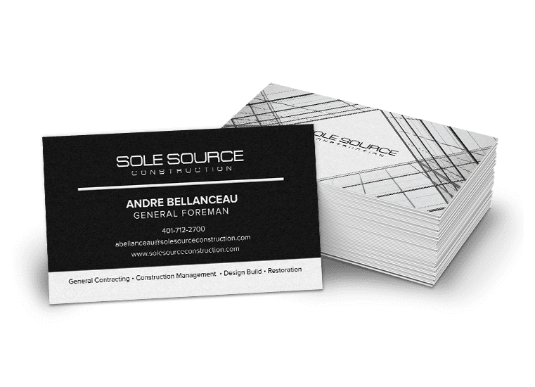 Sole Source Custom Business Cards